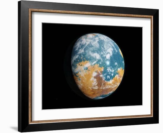 Water on Mars In Its Past-Joe Tucciarone-Framed Photographic Print