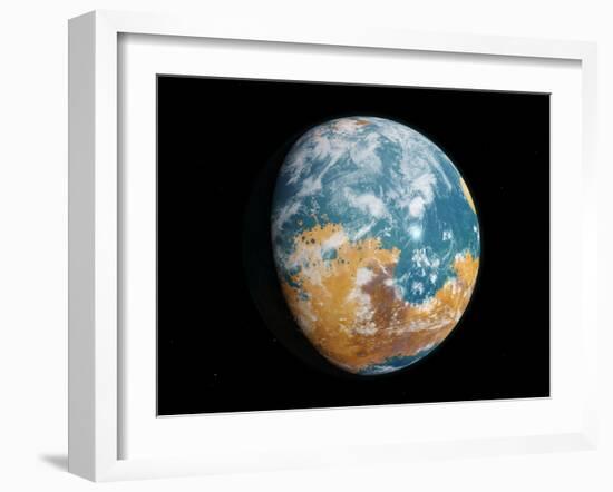 Water on Mars In Its Past-Joe Tucciarone-Framed Photographic Print