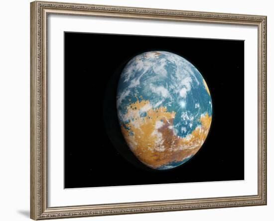 Water on Mars In Its Past-Joe Tucciarone-Framed Photographic Print