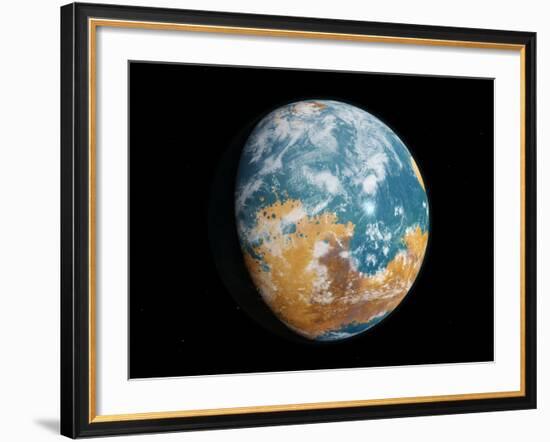 Water on Mars In Its Past-Joe Tucciarone-Framed Photographic Print