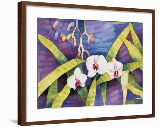 Water Orchids-Mary Russel-Framed Giclee Print