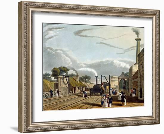 Water, Parkside, Liverpool and Manchester Railway, c.1833-Thomas Talbot Bury-Framed Giclee Print