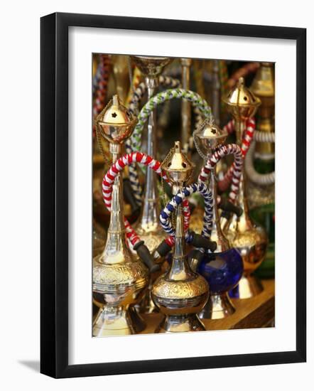 Water Pipes in the Grand Bazaar, Istanbul, Turkey, Europe-Levy Yadid-Framed Photographic Print