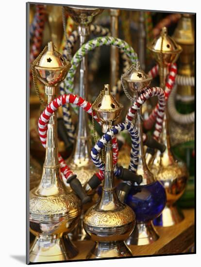 Water Pipes in the Grand Bazaar, Istanbul, Turkey, Europe-Levy Yadid-Mounted Photographic Print