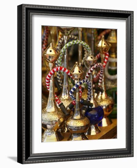 Water Pipes in the Grand Bazaar, Istanbul, Turkey, Europe-Levy Yadid-Framed Photographic Print