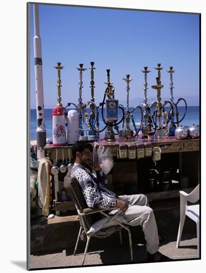 Water Pipes, Red Sea Public Beach, Aqaba, Jordan, Middle East-Christopher Rennie-Mounted Photographic Print