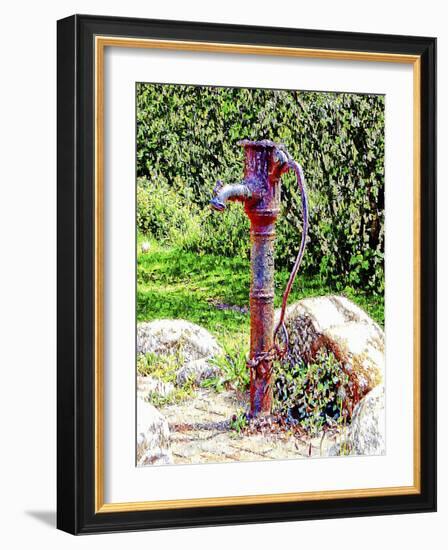 Water Pump Falmer Pond-Dorothy Berry-Lound-Framed Giclee Print