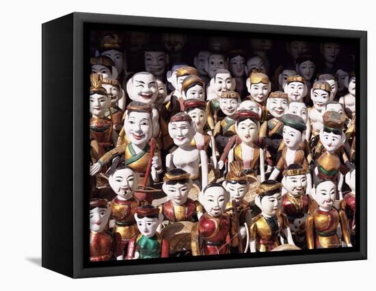 Water Puppets, Hanoi, Vietnam, Indochina, Southeast Asia, Asia-Gavin Hellier-Framed Premier Image Canvas