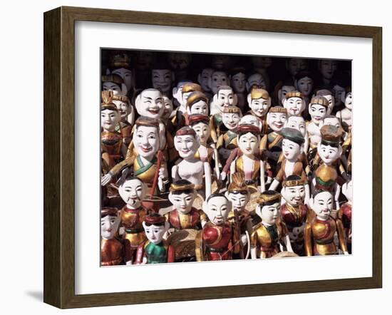 Water Puppets, Hanoi, Vietnam, Indochina, Southeast Asia, Asia-Gavin Hellier-Framed Photographic Print