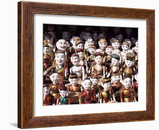 Water Puppets, Hanoi, Vietnam, Indochina, Southeast Asia, Asia-Gavin Hellier-Framed Photographic Print