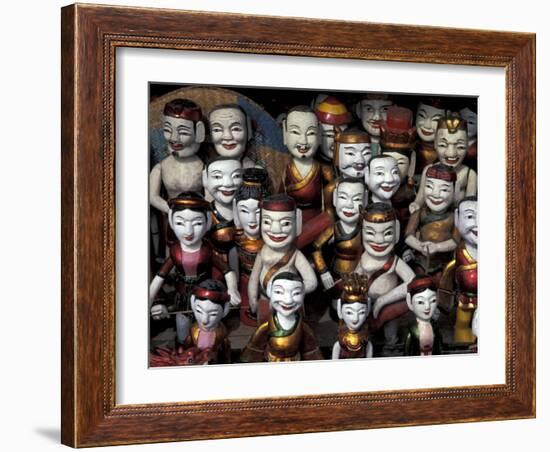 Water Puppets, Hanoi, Vietnam-Keren Su-Framed Photographic Print