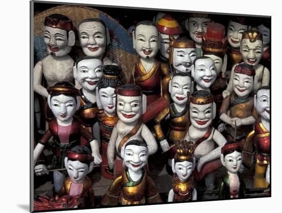 Water Puppets, Hanoi, Vietnam-Keren Su-Mounted Photographic Print