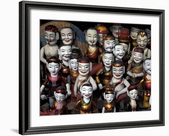 Water Puppets, Hanoi, Vietnam-Keren Su-Framed Photographic Print