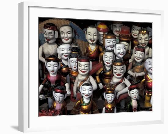 Water Puppets, Hanoi, Vietnam-Keren Su-Framed Photographic Print