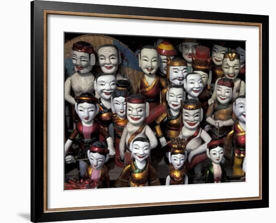 Water Puppets, Hanoi, Vietnam-Keren Su-Framed Photographic Print
