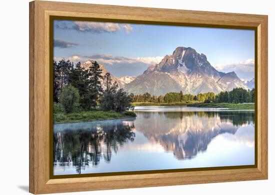 Water Reflection of Mount Moran-Richard Maschmeyer-Framed Premier Image Canvas