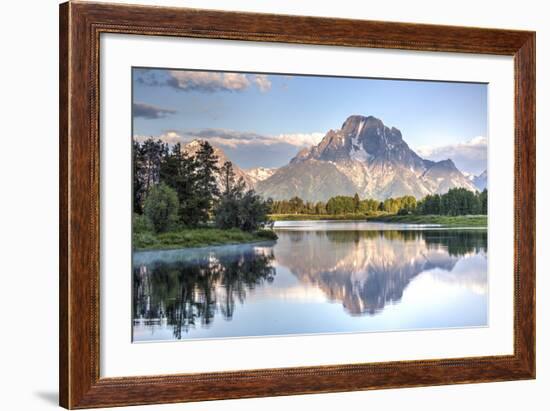 Water Reflection of Mount Moran-Richard Maschmeyer-Framed Photographic Print