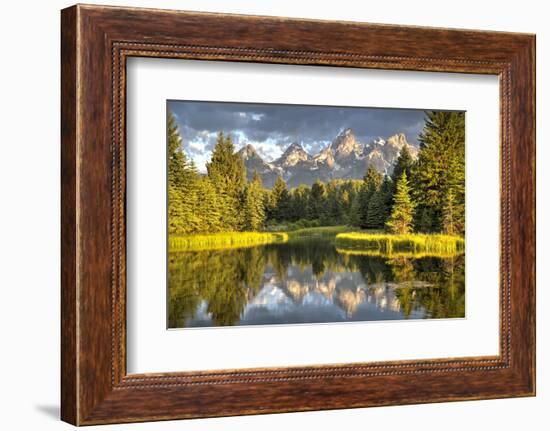 Water Reflection of the Teton Range-Richard Maschmeyer-Framed Photographic Print