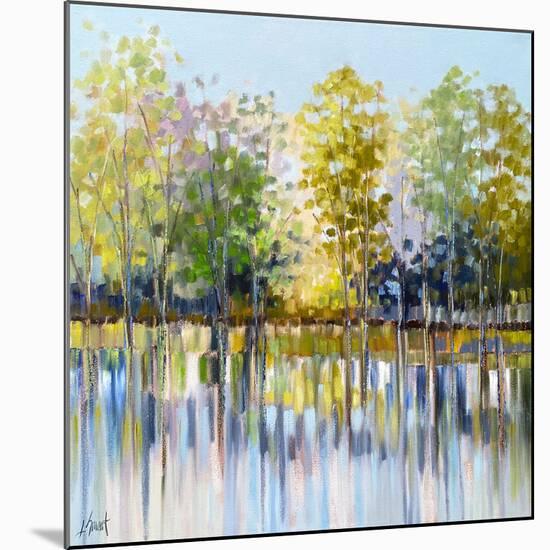 Water Reflections I-Libby Smart-Mounted Art Print