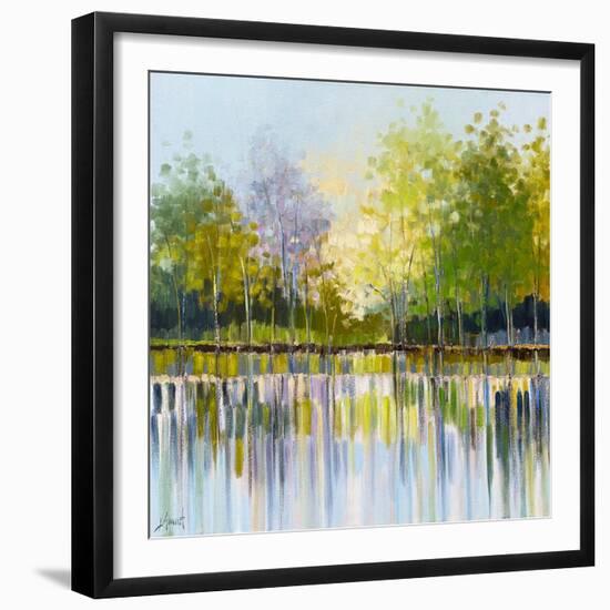 Water Reflections II-Libby Smart-Framed Art Print