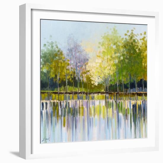 Water Reflections II-Libby Smart-Framed Art Print