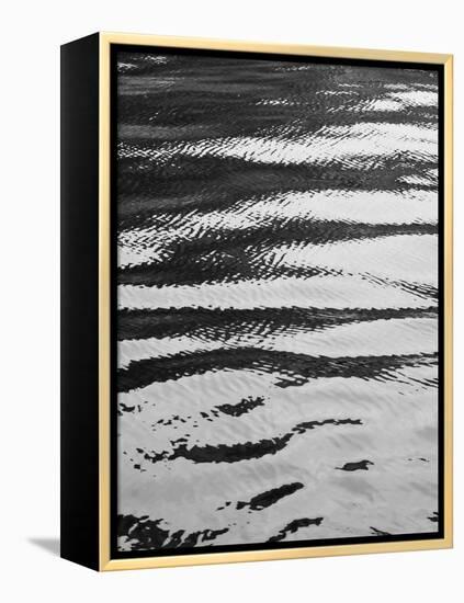 Water ripple-Savanah Plank-Framed Stretched Canvas