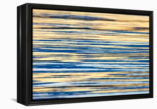 Water Ripples at Sunset, Inle Lake, Shan State, Myanmar-Keren Su-Framed Premier Image Canvas