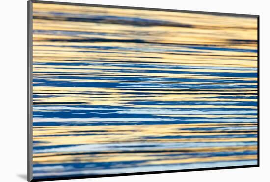 Water Ripples at Sunset, Inle Lake, Shan State, Myanmar-Keren Su-Mounted Photographic Print