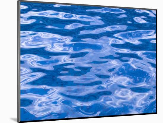 Water Ripples in Swimming Pool, Grande Terre, Guadaloupe, Caribbean-Walter Bibikow-Mounted Photographic Print