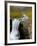 Water Running from Glacier and Waterfall, Iceland-Tom Norring-Framed Photographic Print