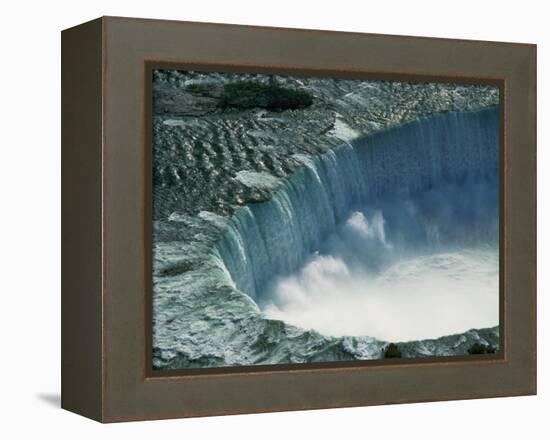 Water Rushing over Horseshoe Falls-Ron Watts-Framed Premier Image Canvas