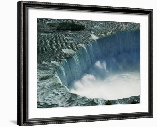 Water Rushing over Horseshoe Falls-Ron Watts-Framed Photographic Print