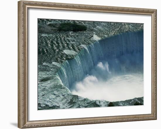 Water Rushing over Horseshoe Falls-Ron Watts-Framed Photographic Print