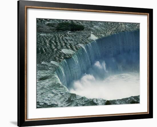 Water Rushing over Horseshoe Falls-Ron Watts-Framed Photographic Print