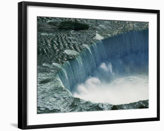 Water Rushing over Horseshoe Falls-Ron Watts-Framed Photographic Print