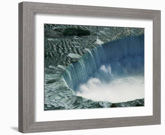 Water Rushing over Horseshoe Falls-Ron Watts-Framed Photographic Print