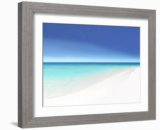 Water's Edge V-Maggie Olsen-Framed Art Print