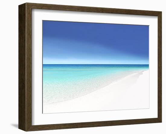 Water's Edge V-Maggie Olsen-Framed Art Print