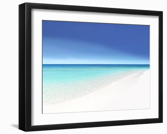 Water's Edge V-Maggie Olsen-Framed Art Print