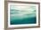 Water. Sea. Ocean, Wave close Up. Nature Background. Soft Focus. Image Toned and Noise Added.-khorzhevska-Framed Photographic Print