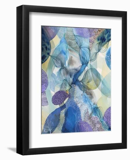 Water Series Whirl-Helen Wells-Framed Art Print