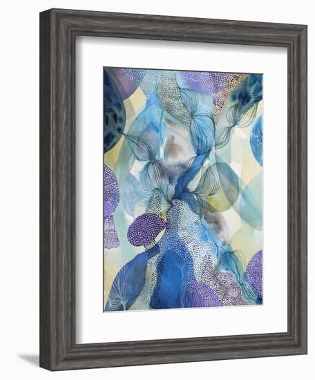 Water Series Whirl-Helen Wells-Framed Art Print