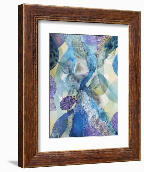 Water Series Whirl-Helen Wells-Framed Art Print