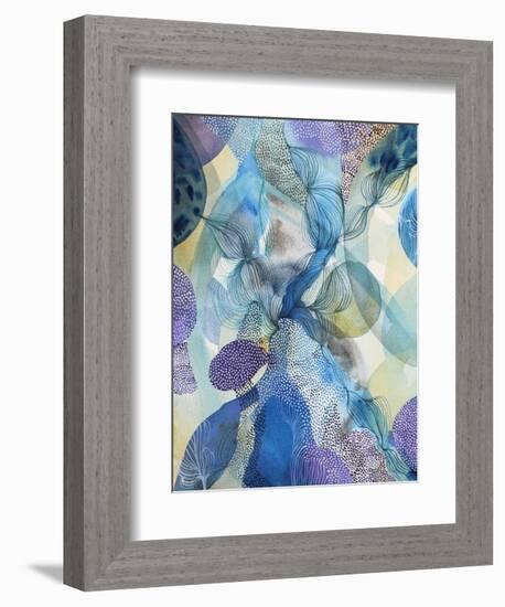 Water Series Whirl-Helen Wells-Framed Art Print