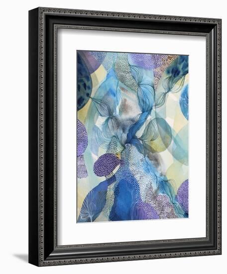 Water Series Whirl-Helen Wells-Framed Art Print