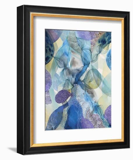 Water Series Whirl-Helen Wells-Framed Art Print