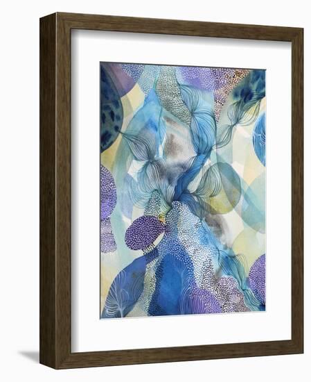 Water Series Whirl-Helen Wells-Framed Art Print