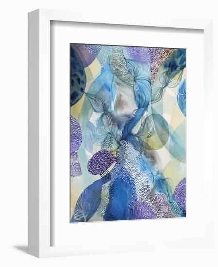 Water Series Whirl-Helen Wells-Framed Art Print