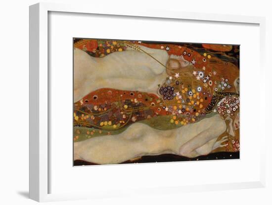 Water Serpents II, 1904-07-Gustav Klimt-Framed Premium Giclee Print