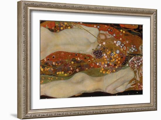Water Serpents II, 1904-07-Gustav Klimt-Framed Giclee Print